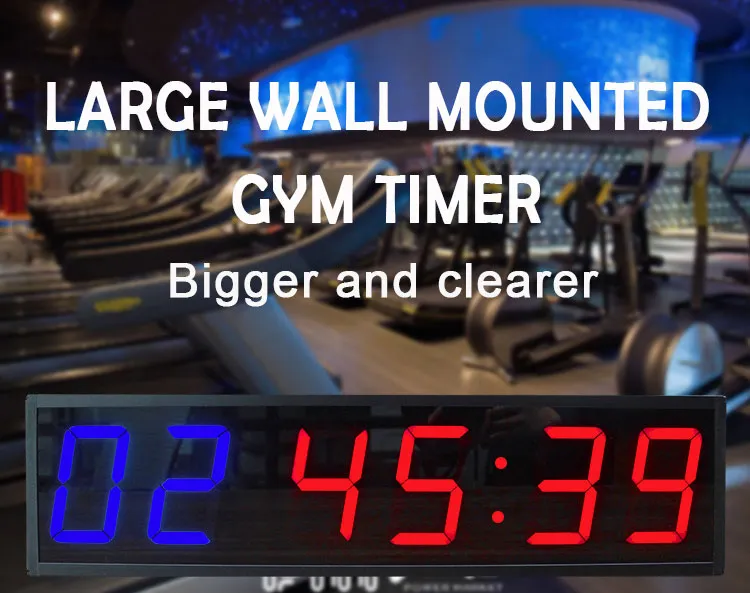 1.8 Inch Clock Wall Mounted Gym Timer 1.8 Inch Clock Wall Mounted Gym Timer