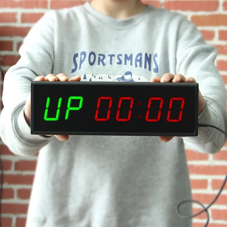 battery operated gym clock